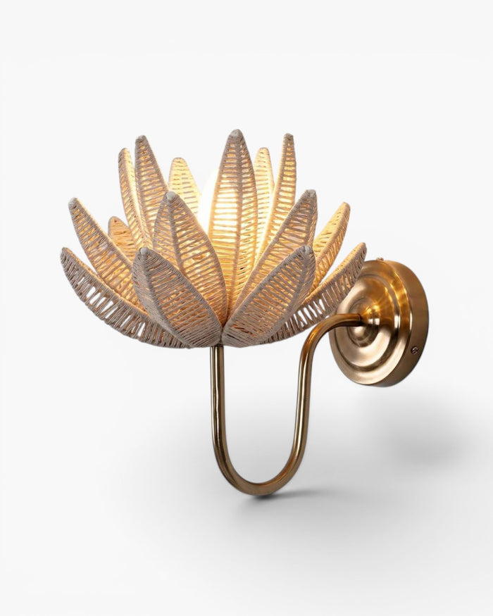 Cogee Jute Flower Wall Light