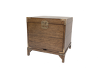 Cunard Side Table in Cognac, top view