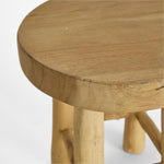 Stool Teak Natural