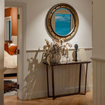 Clive Mirror Burnt Gold