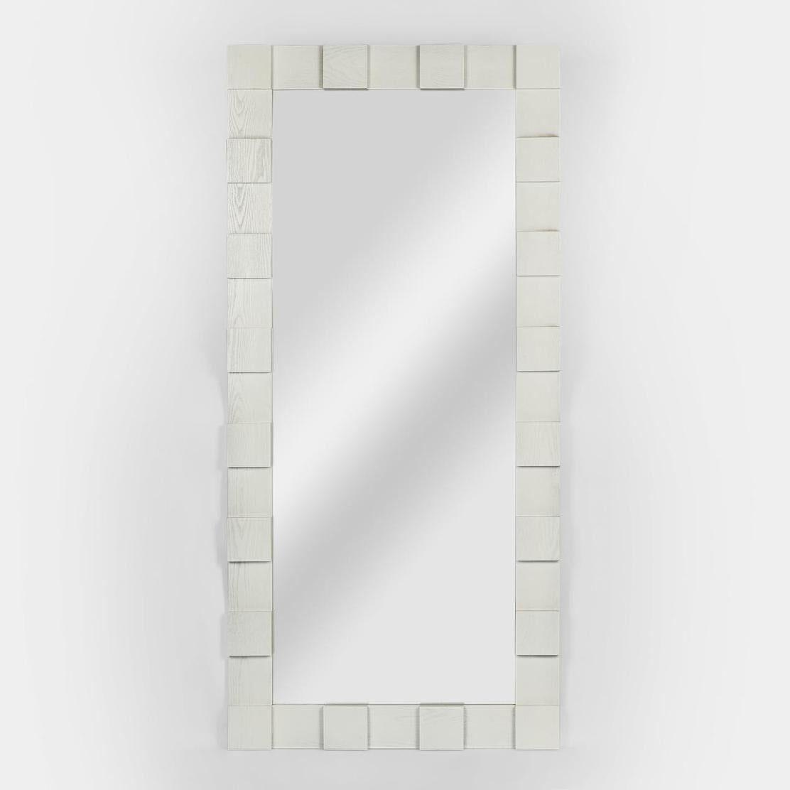 Monument Floor Mirror White