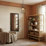 Monument Floor Mirror Black