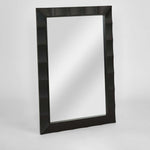 Facet Rectangle Mirror 60x90cm Black