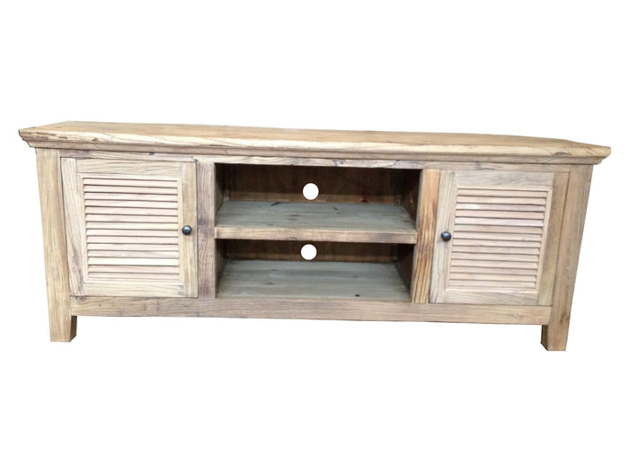 Recycled Elm Louvre 2 Door