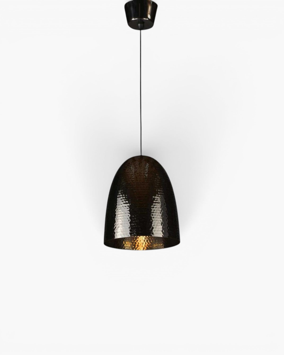 Dolce Beaten Ceiling Pendant Charcoal