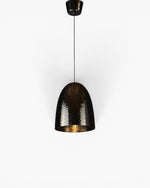 Dolce Beaten Ceiling Pendant Charcoal