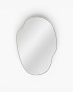 Dune Organic Mirror Small White