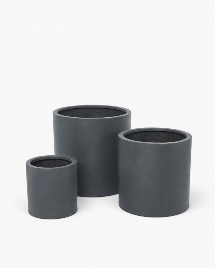 Duong Planter Set of 3 Black