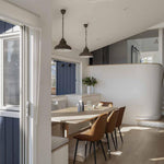 Brasserie Overhead Ceiling Pendant Small Rust