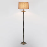 Casablanca Floor Lamp Base Antique Silver- Base Only