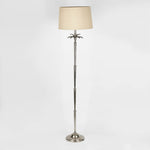 Casablanca Floor Lamp Base Antique Silver- Base Only