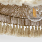 Arignon Raffia Peper and Cotton Ceiling Pendant large