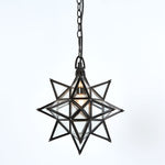 Star Ceiling Pendant Small Black
