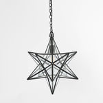 Star Ceiling Pendant Large Black
