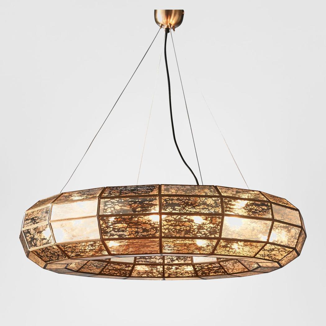 Victoria Ceiling Pendant Large Antique Brass