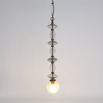 Molten Clear Glass Beads Ceiling Pendant