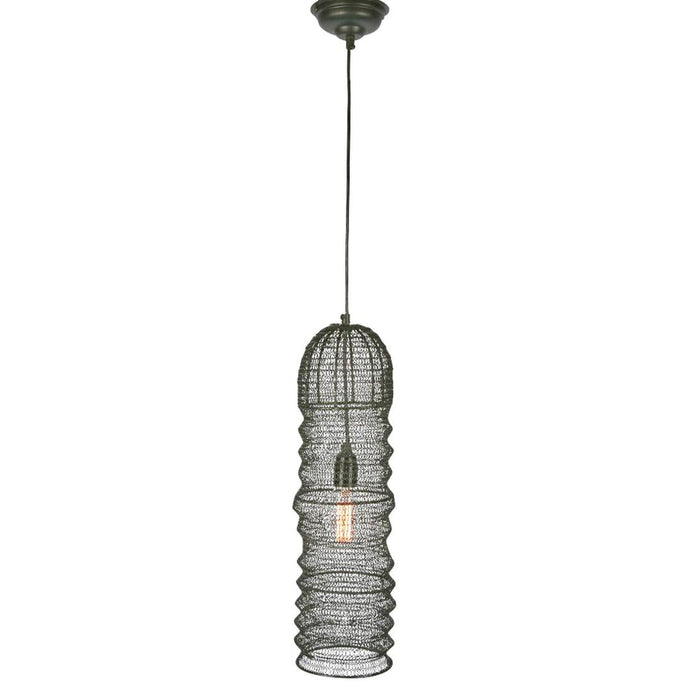 Monash Wire Mesh Ceiling Pendant Black