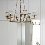 Sienna Chandelier Antique Brass
