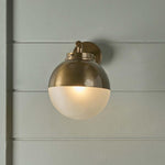 Carrington Outdoor Wall Light Antique Brass