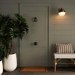 Carrington Outdoor Wall Light Antique Brass