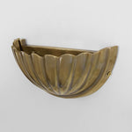 Half Moon Shell Shade Wall Light