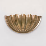 Half Moon Shell Shade Wall Light