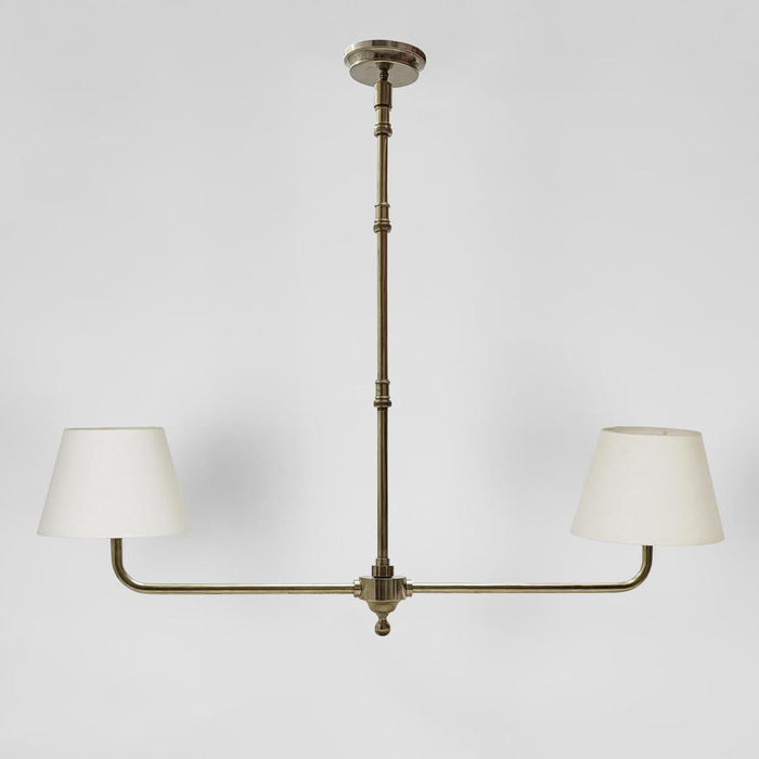 Sheridan Two Arm Pendant Antique Brass