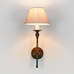 Soho Curved Wall Light Base Bronze