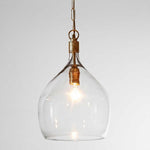 Omega Ceiling Pendant Antique Brass