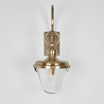 Savoy Outdoor Wall Light With Glass Shade Antique