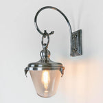 Savoy Outdoor Wall Light With Glass Shade Antique
