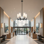 St Germain Chandelier Black