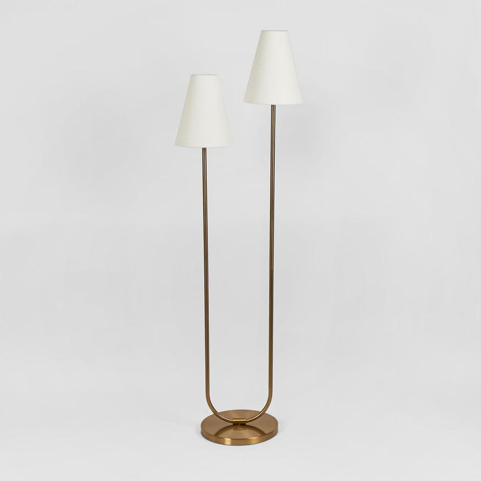 Aspen Floor Lamp Antique Brass