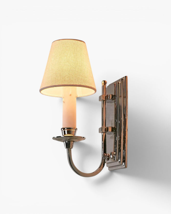 East Borne Wall Light Nickel