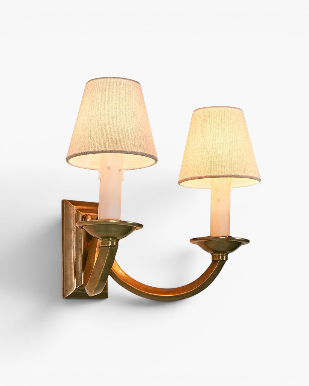 Elysee Wall Light Base Antique Brass