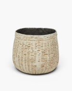 Esparta Cement Coated Bamboo Planter MED
