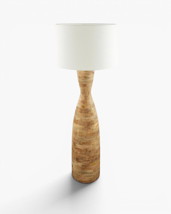 Esraj Floor Lamp Base Natural- Base Only