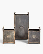 Estate Footed Iron Planters (Set of 3)
