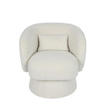 Selena Swivel Chair Vanilla Boucle