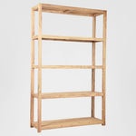 Carfu Wooden Shelf 150x40x240 Natural
