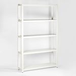 Carfu Wooden Shelf 150x40x240 White