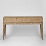 Columbus Oak 6 Drawer Console Hall Table