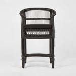 Livingstone Bar Stool Black/Black Cushion - Outdoor Under-Cover