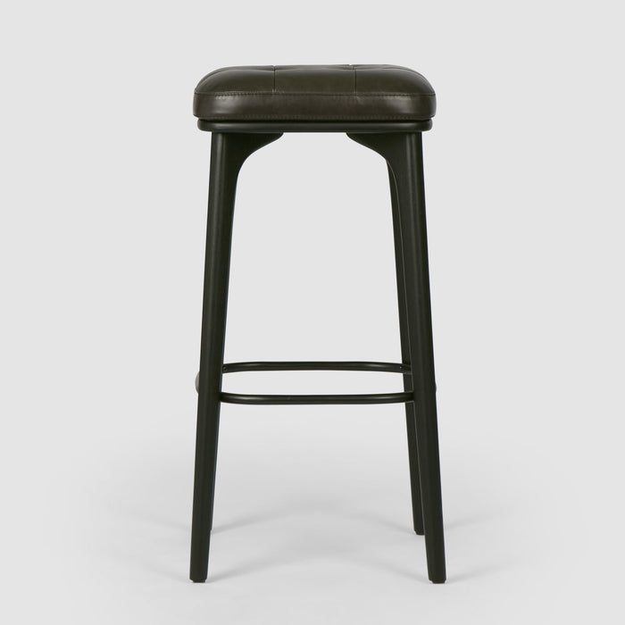 Carlton Leather Bar Stool Black