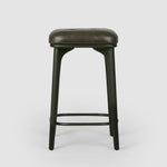 Carlton Leather Counter Stool Black