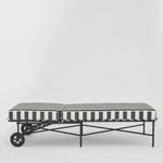 Sheffield Sunlounge Outdoor with B/W Stripe Cushion