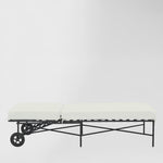Sheffield Sunlounge Outdoor with White Cushion