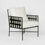 Sheffield Arm Chair Outdoor White Cushions