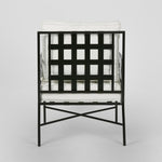 Sheffield Arm Chair Outdoor White Cushions