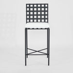 Sheffield Bar Stool Outdoor with White Cushion